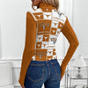Texas at Austin - Longhorns Women's Women's High-Neck Top With Long Sleeve White varsity sports apparel