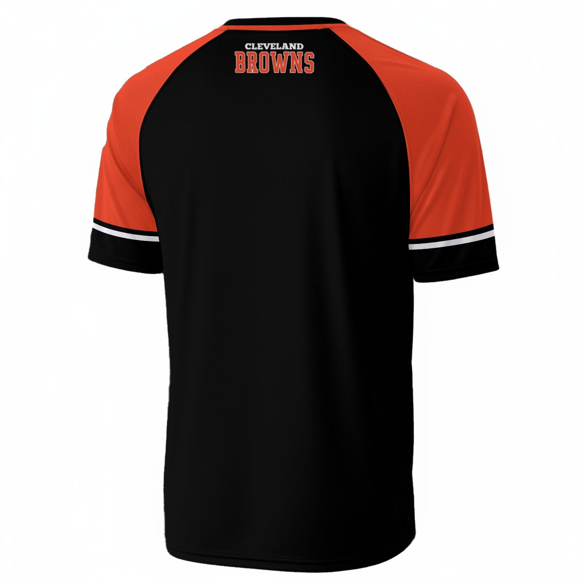 Cleveland Browns V-Neck Short Sleeve T-Shirt
