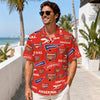 Arsenal FC  Men's Hawaiian Shirt With Pocket
