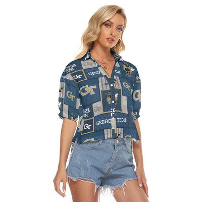 Georgia Tech Yellow Jackets Women's V-neck Shirts varsity sportswear product image 2.0