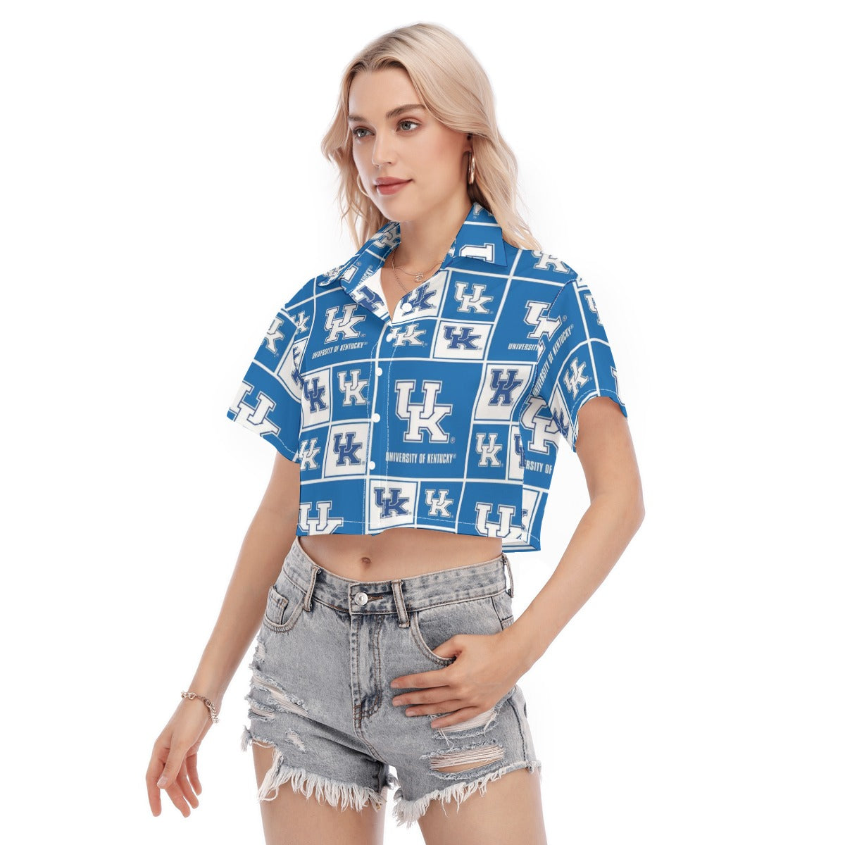 Kentucky Wildcats Women's Cropped Shirt varsity sportswear product image 3.0