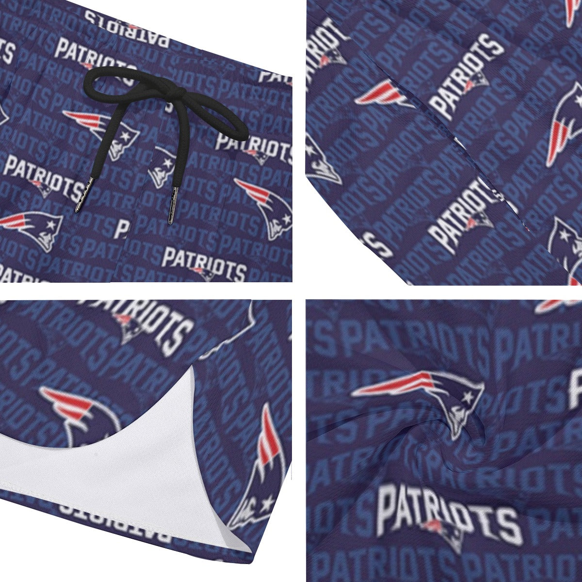 New England Patriots  Men's Side Split Running Sport Shorts streetwear fashion product image 7
