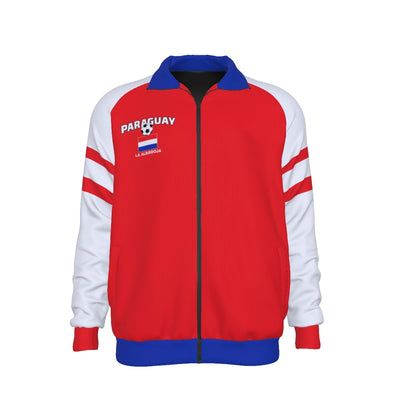 Paraguay Jacket Unisex Red – Soccer Track Jacket for Men and Women