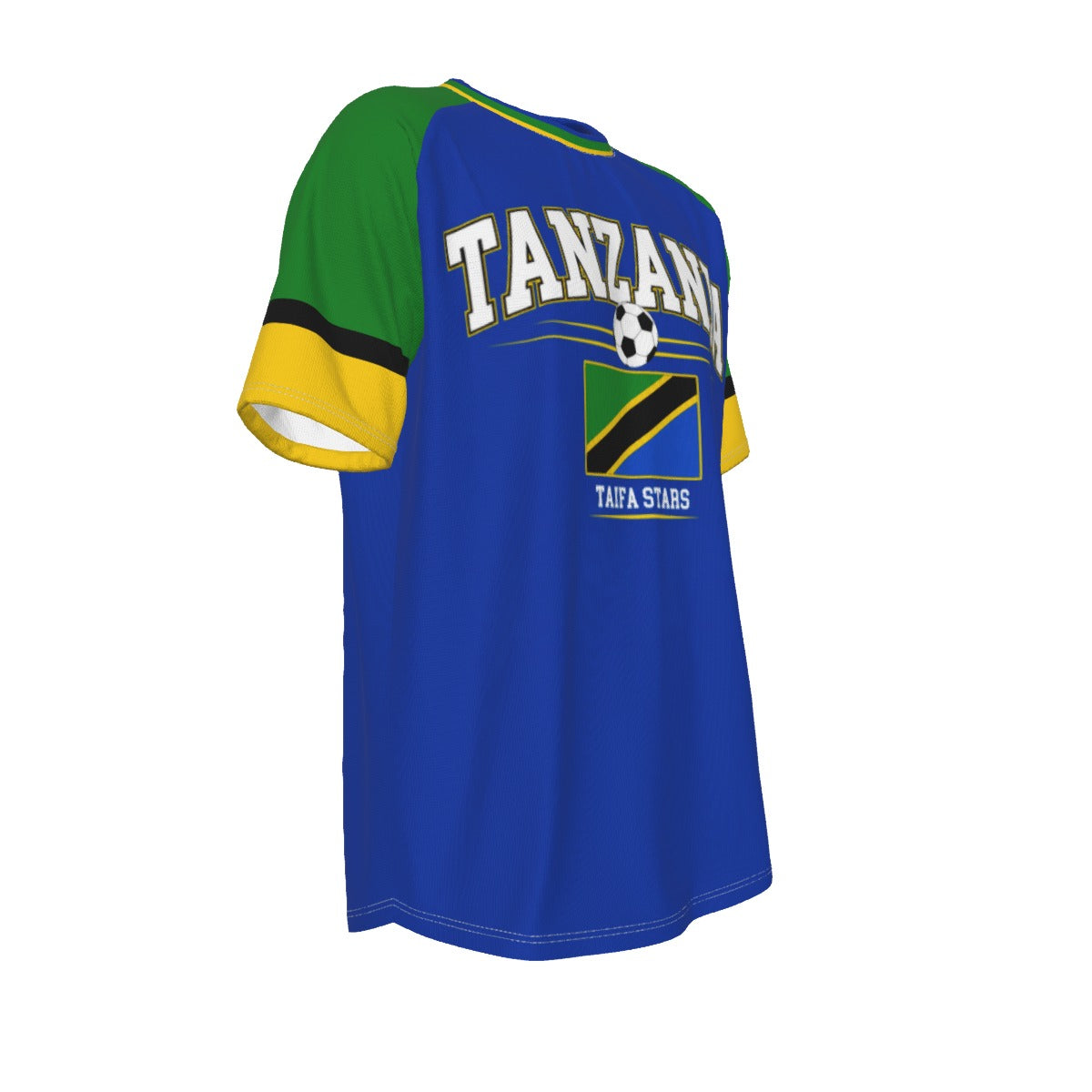 Tanzania National Football Team Short Sleeve T-shirt streetwear fashion product image 5