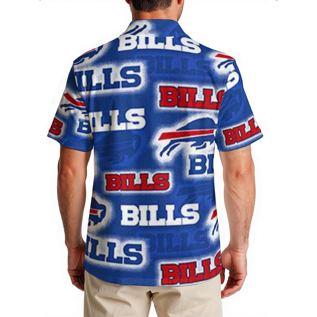 Buffalo Bills Men's Hawaiian Shirt