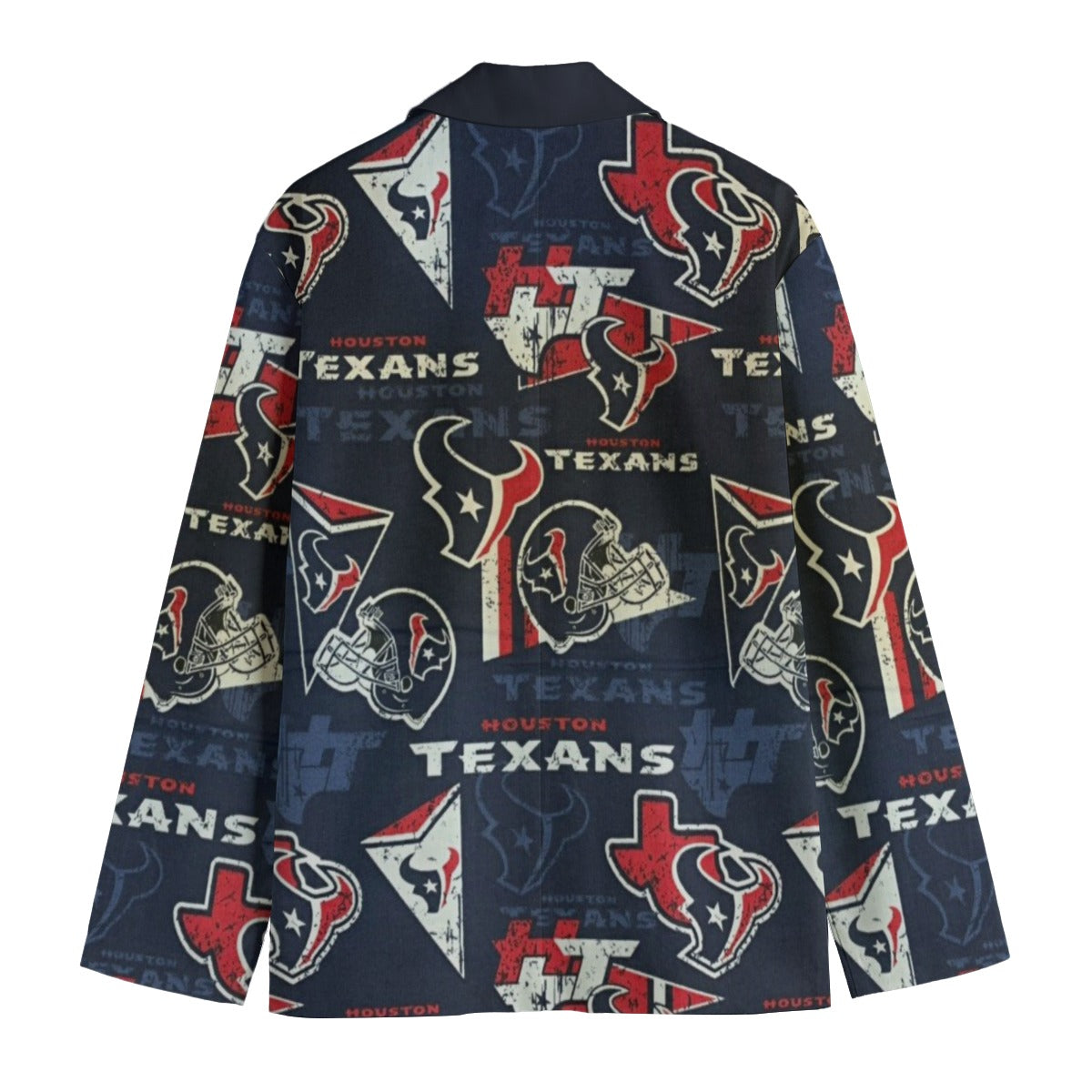Houston football style navy blazer – game day streetwear jacket streetwear fashion product image 4