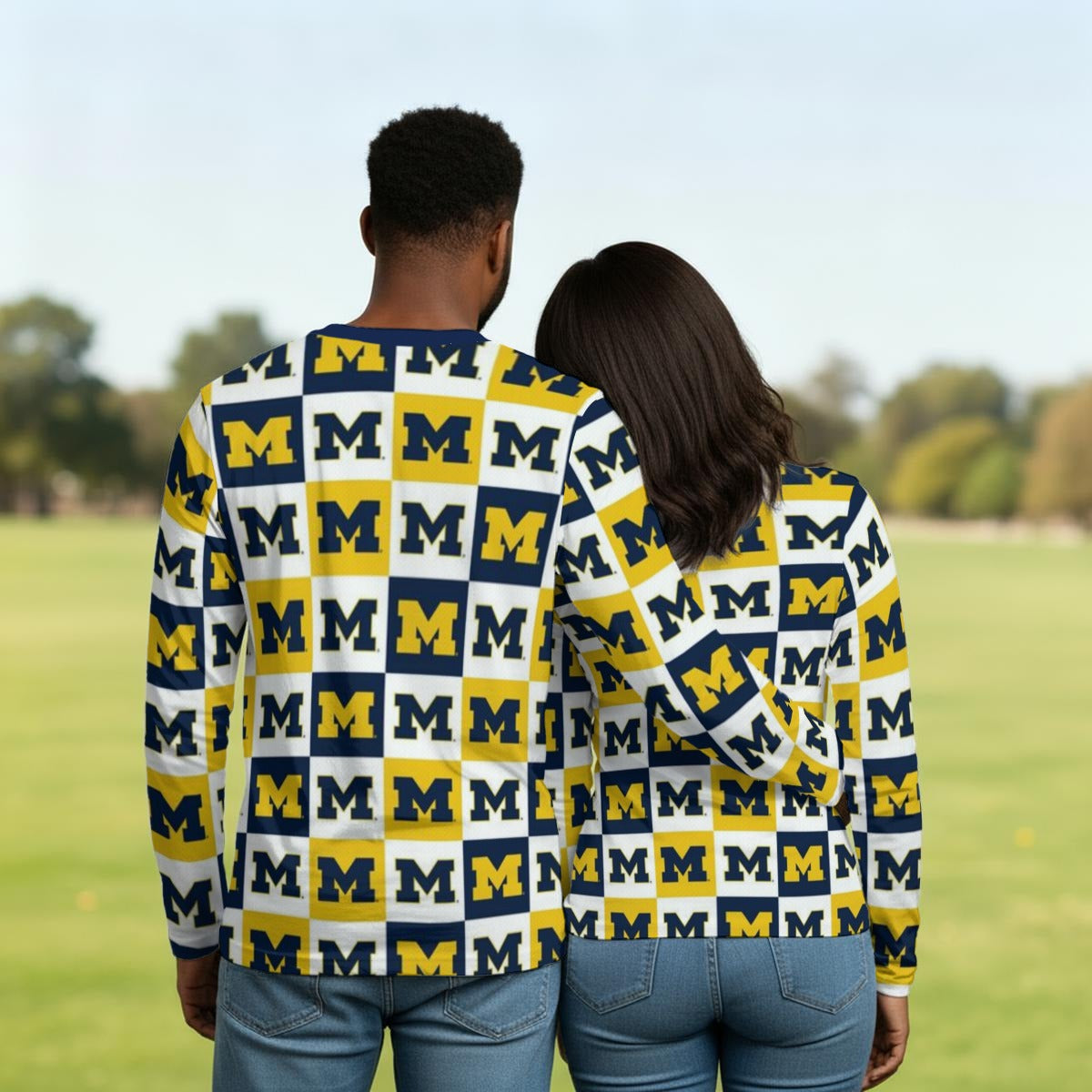 Lavender Michigan - Wolverines Long Sleeve T-Shirt
