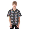 Miami Marlins Kid's Hawaiian Vacation Shirt miami marlins baseball fan apparel tropical game day outfit