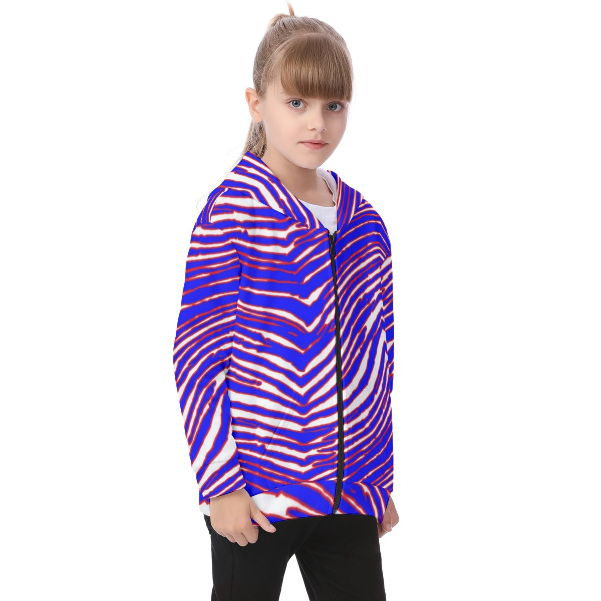 Buffalo Fotball Kid's Heavy Fleece Zip Up Hoodie