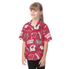 Wisconsin Madison Badgers Kid's Hawaiian Vacation Shirt - Badgers football tee varsity sportswear product image 3.0