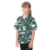 Michigan State Spartans Kid's Hawaiian Vacation Shirt - Big Ten football apparel varsity sportswear product image 3.0