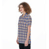 florida gators tartan plaid blue orange women's shirt women tartan plaid game day shirt