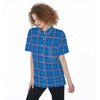kansas jayhawks tartan plaid women shirt women tartan plaid game day fashion