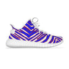 White Smoke Buffalo football Coconut Shoes – Red Blue White Zebra Game Day Style