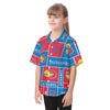 Kansas Jayhawks Kid's Hawaiian Vacation Shirt varsity sportswear product image 3.0