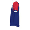 Haiti Soccer T-Shirt Blue Red – Haiti Football Shirt Ayiti Cheri Fan Tee