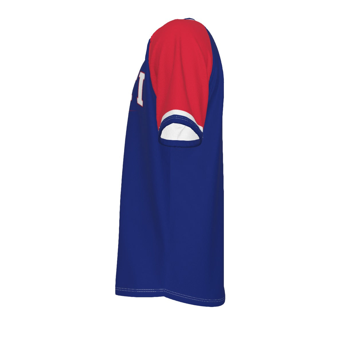 Haiti Soccer T-Shirt Blue Red – Haiti Football Shirt Ayiti Cheri Fan Tee streetwear fashion product image 6
