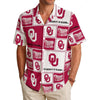Oklahoma Sooners Men's Hawaiian Shirt|150GSM - Big 12 football apparel varsity sportswear product image 1.0