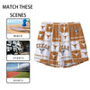 Texas at Austin - Longhorns Pocket  Shorts White varsity sports apparel