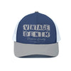 White Smoke Unisex Trucker Hat With White Half-mesh