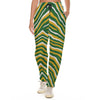 Green Bay Football Yellow Green Women’s Casual Pants – Game Day Streetwear – sportswear style, football shirt, image 1.0