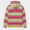 Lavender San Francisco Football Striped Hoodie – Red and Gold Game Day Streetwear