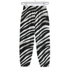 White Smoke Las Vegas Football Zebra Kid's Sweatpants | 310GSM Cotton – Black and White Game Day Streetwear