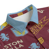 Aston Villa Men's Lapel Collar Shirt With Concealed Placket |115GSM Cotton poplin