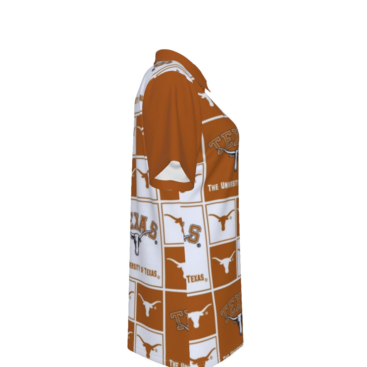 Texas at Austin - Longhorns Women's Polo Shirt White varsity sports apparel