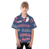 Cleveland Guardians Kid's Hawaiian Vacation Shirt cleveland guardians baseball fan apparel game day outfit