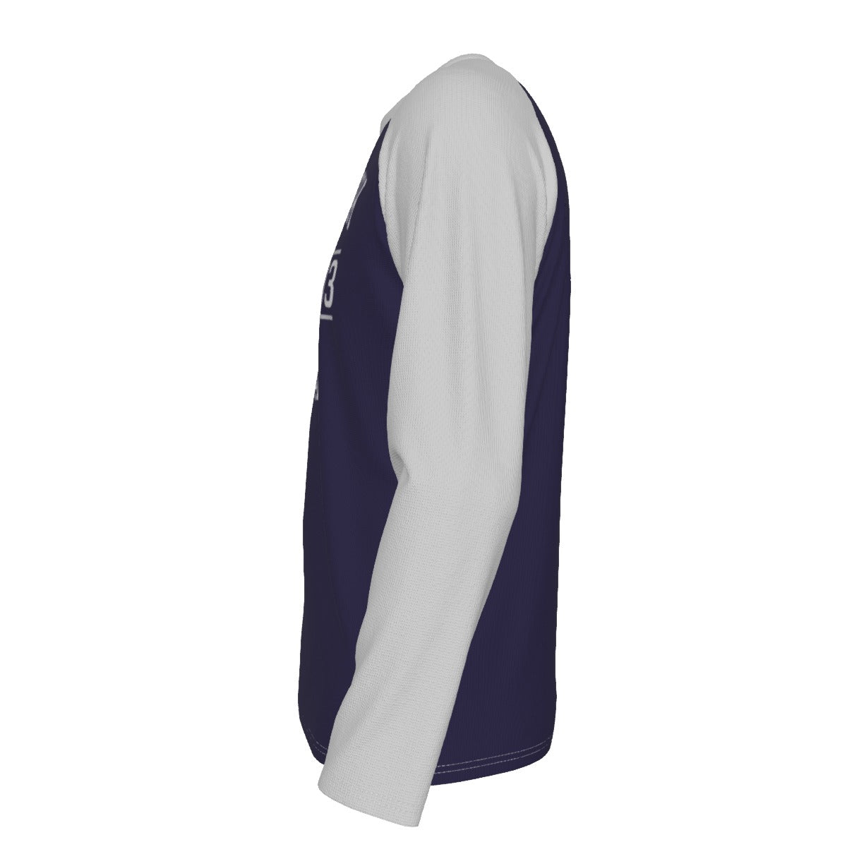 Gray New York Baseball Raglan Long Sleeve Shirt – Navy and Light Gray Heritage Athletic Tee Est. 1903