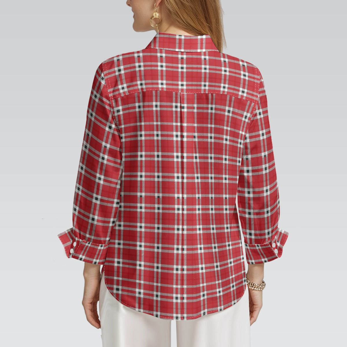 college tartan plaid women shirt women tartan plaid game day fashion