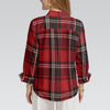 women razorbacks plaid game day shirt