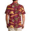 Minnesota Golden Gophers Men's Hawaiian Shirt|150GSM White varsity sports apparel