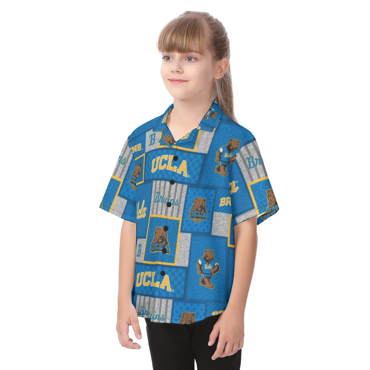 UCLA Bruins Kid's Hawaiian Vacation Shirt streetwear fashion product image 3