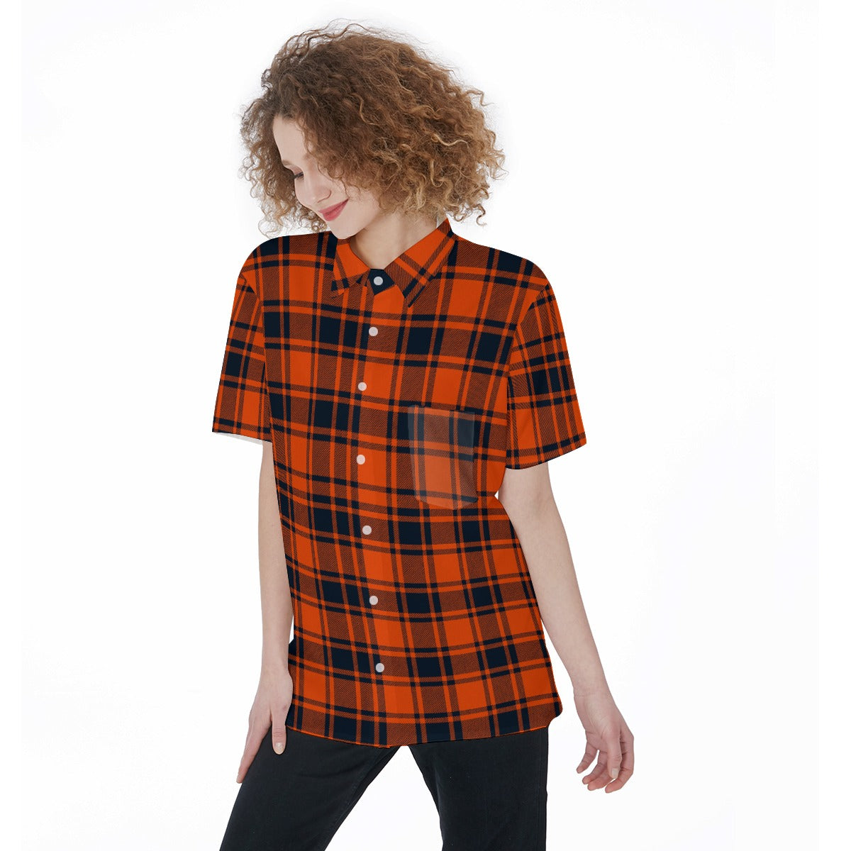 kansas jayhawks tartan plaid women shirt women tartan plaid game day fashion