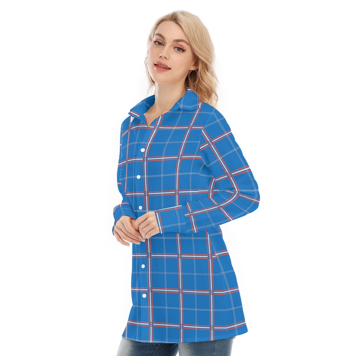 kansas jayhawks tartan plaid women shirt women tartan plaid game day fashion