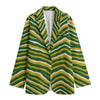Green Bay Football Yellow Green Women’s Leisure Blazer – Game Day Streetwear – football shirt, casual fan outfit, image 1.0