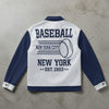 New York baseball Unisex Collared Jacket – football shirt, sportswear style, image 1.0