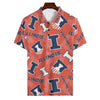 Illinois Urbana - Fighting Illini Polo Shirt | 180GSM White varsity sports apparel