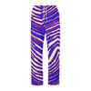 Buffalo football  Children's Side Zipper Sweatpants – Red Blue White Zebra Game Day Style – breathable comfort wear, casual fan outfit, image 1.0