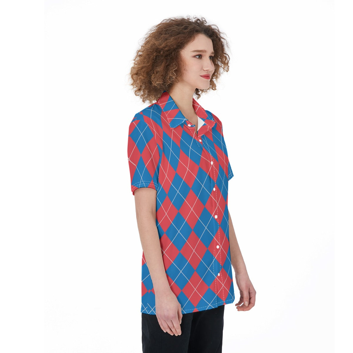 kansas jayhawks tartan plaid women shirt women's shirt women tartan plaid game day fashion