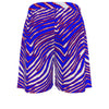 White Smoke Buffalo Zebra Football Men’s Mesh Shorts – Breathable Game Day Performance