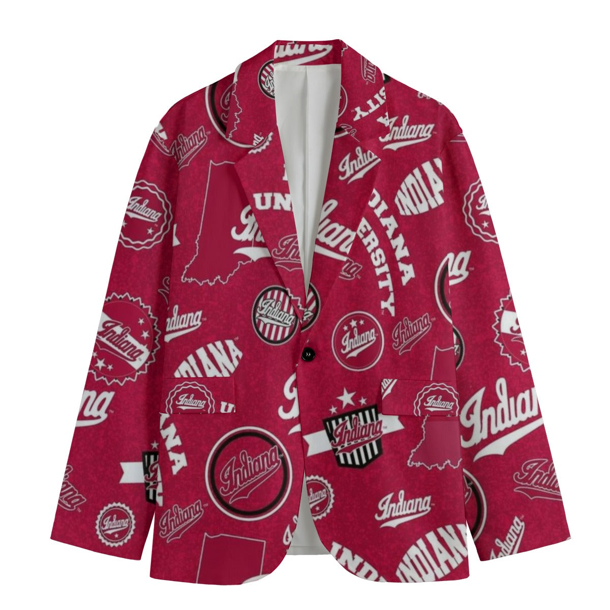 Indiana Football Suit Blazer – Premium College Game Day Jacket – nfl fan apparel, sportswear style, image 1.0