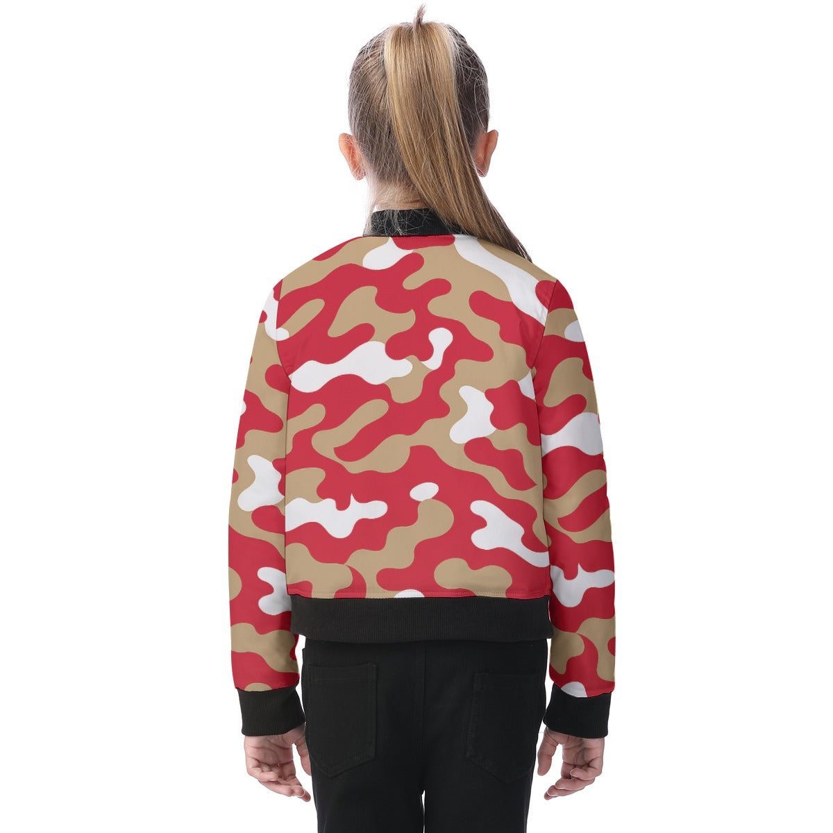 San Francisco Football Camo Kid's Bomber Jacket
