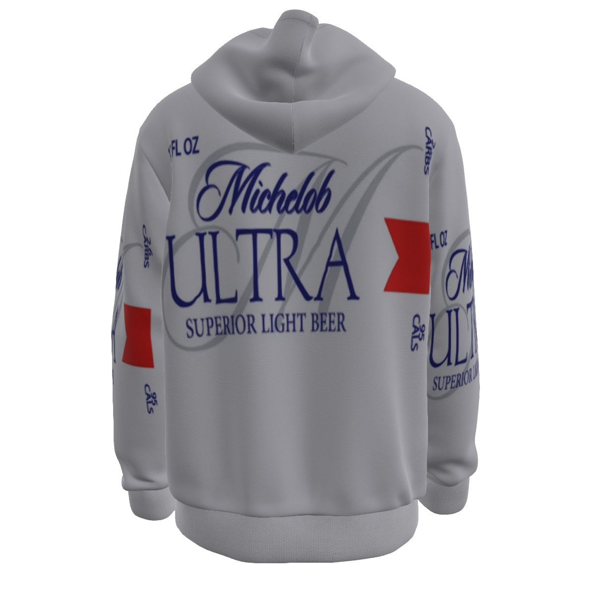 Minimalist Premium beer Hoodie – Clean White 90s Streetwear Sweatshirt