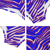 White Smoke All-Over Print Men's Triangle Swim Trunks – Red Blue White Zebra Game Day Style