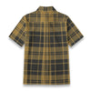 colorado buffaloes tartan plaid black gold  women tartan plaid game day shirt