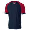 Cleveland 1901 Baseball Shirt Navy Red Retro Game Day T Shirt