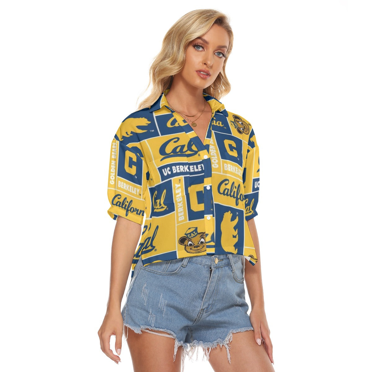 California UC Berkeley - Golden Bears Women's V-neck Shirts